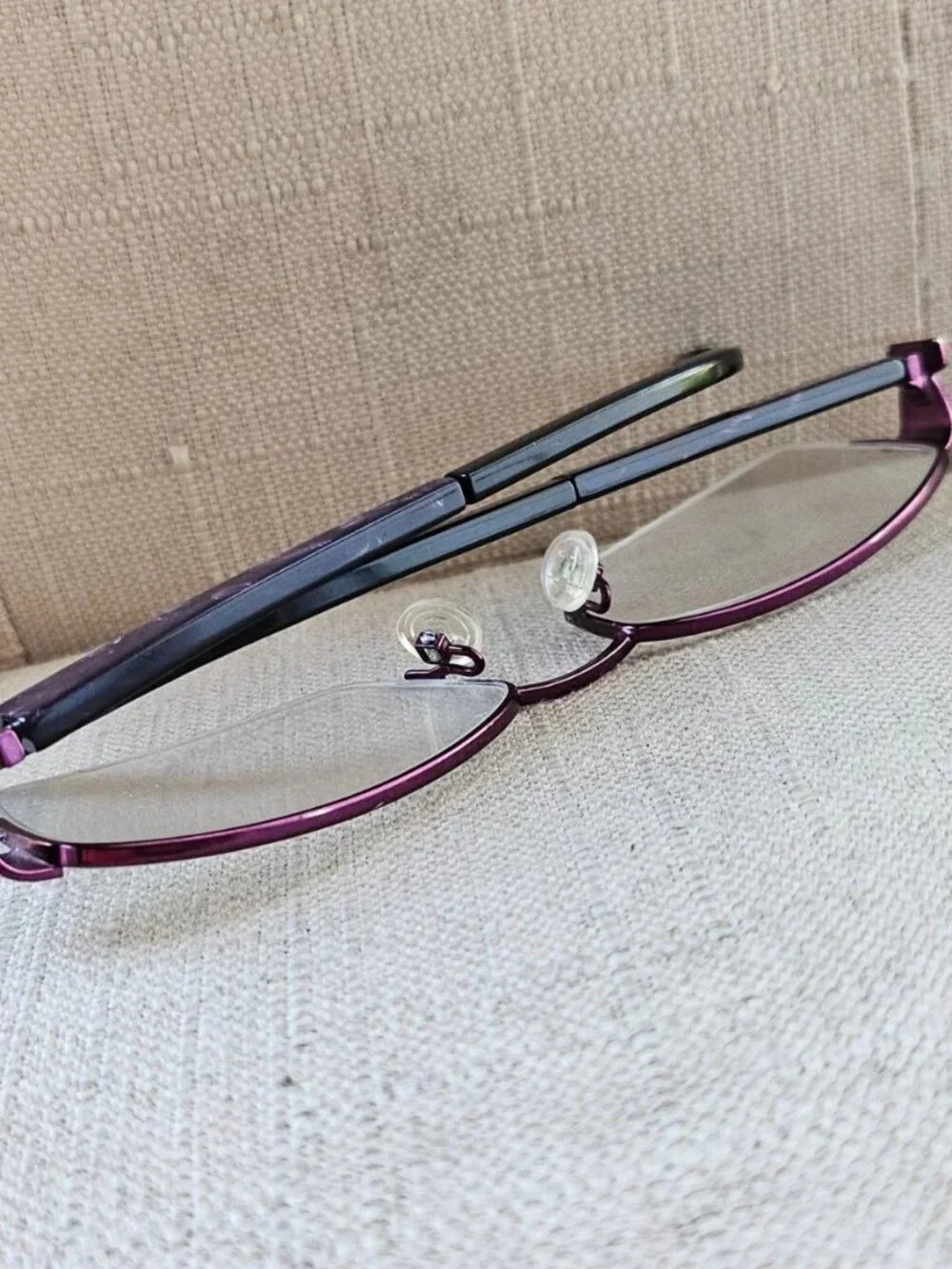 Bulova Women Eyeglasses Frame VIOLET Eyewear HOTCHKISS Glasses Half Rim Frame